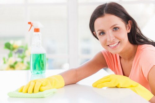 Professional upholstery cleaning for a sofa in an Edgware home