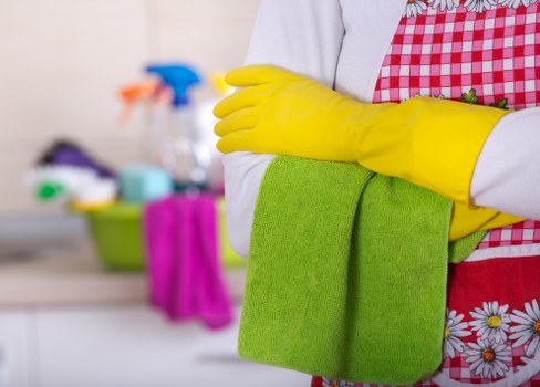 Local house cleaning visit in Edgware with a tidy living space